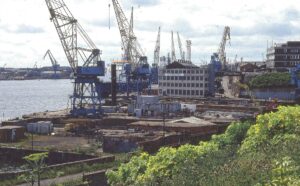 Photo of Smith's Dock in 1988