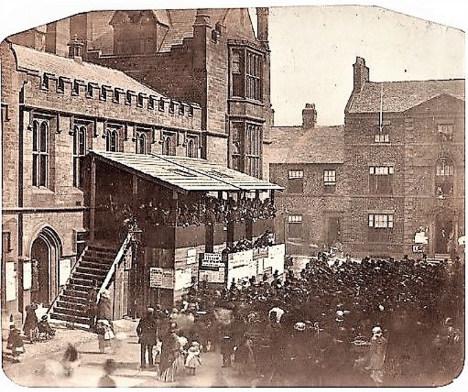 1861 image of Tynemouth Borough Town Hall