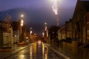 Photo of Howard Street Christmas lights 2022