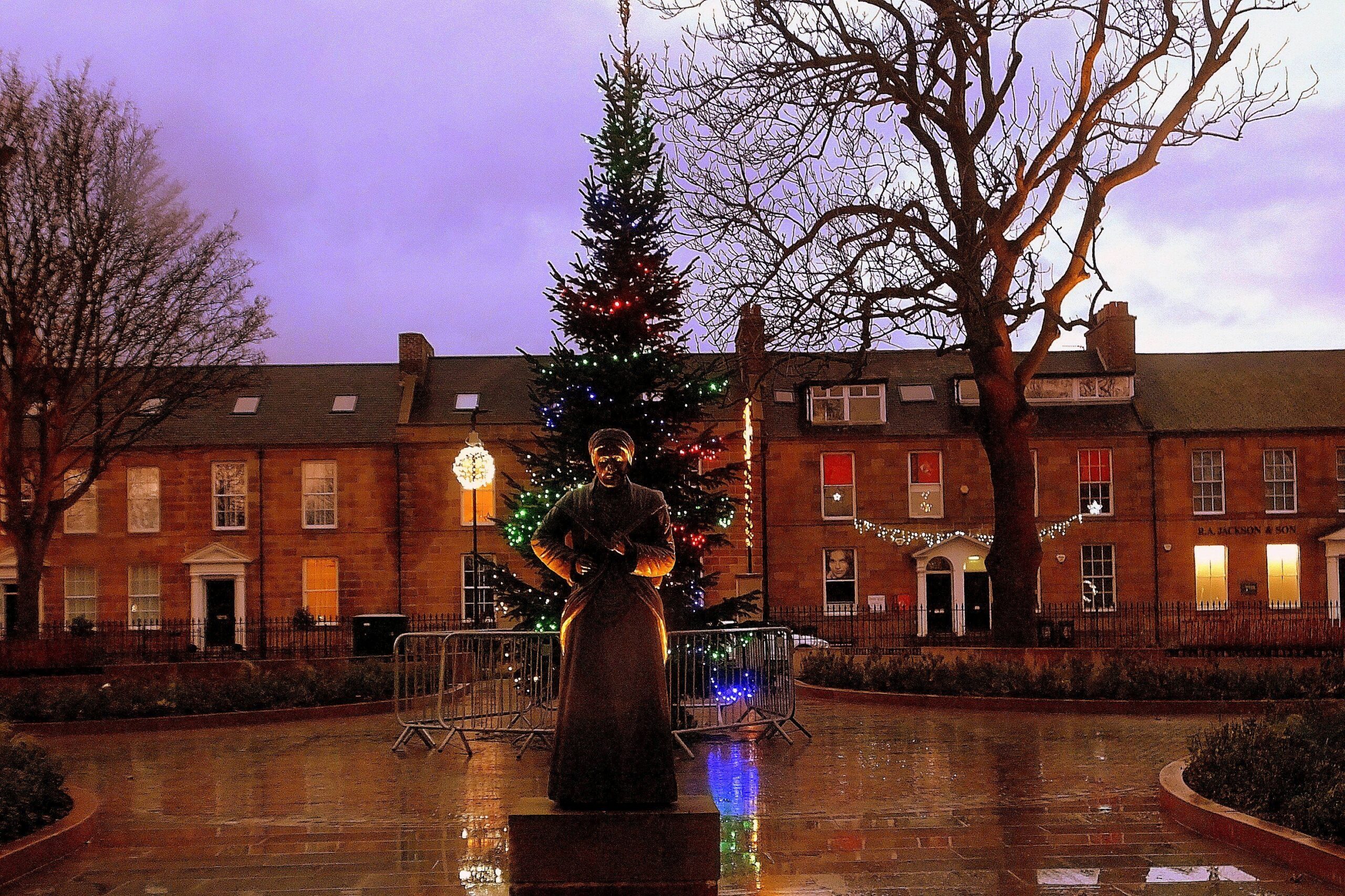 Photo of Northumberland Square and Wooden Dolly Christmas 2022