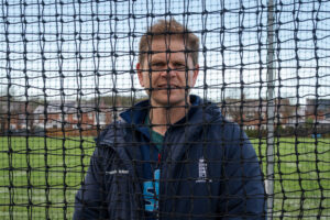 Photo of Marcus Turner in the nets at Tynemouth Cricket Club