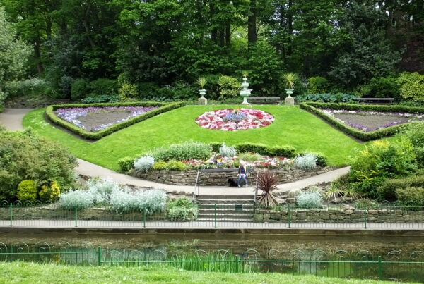 Photo of Northumberland Park gardens above the duck pond