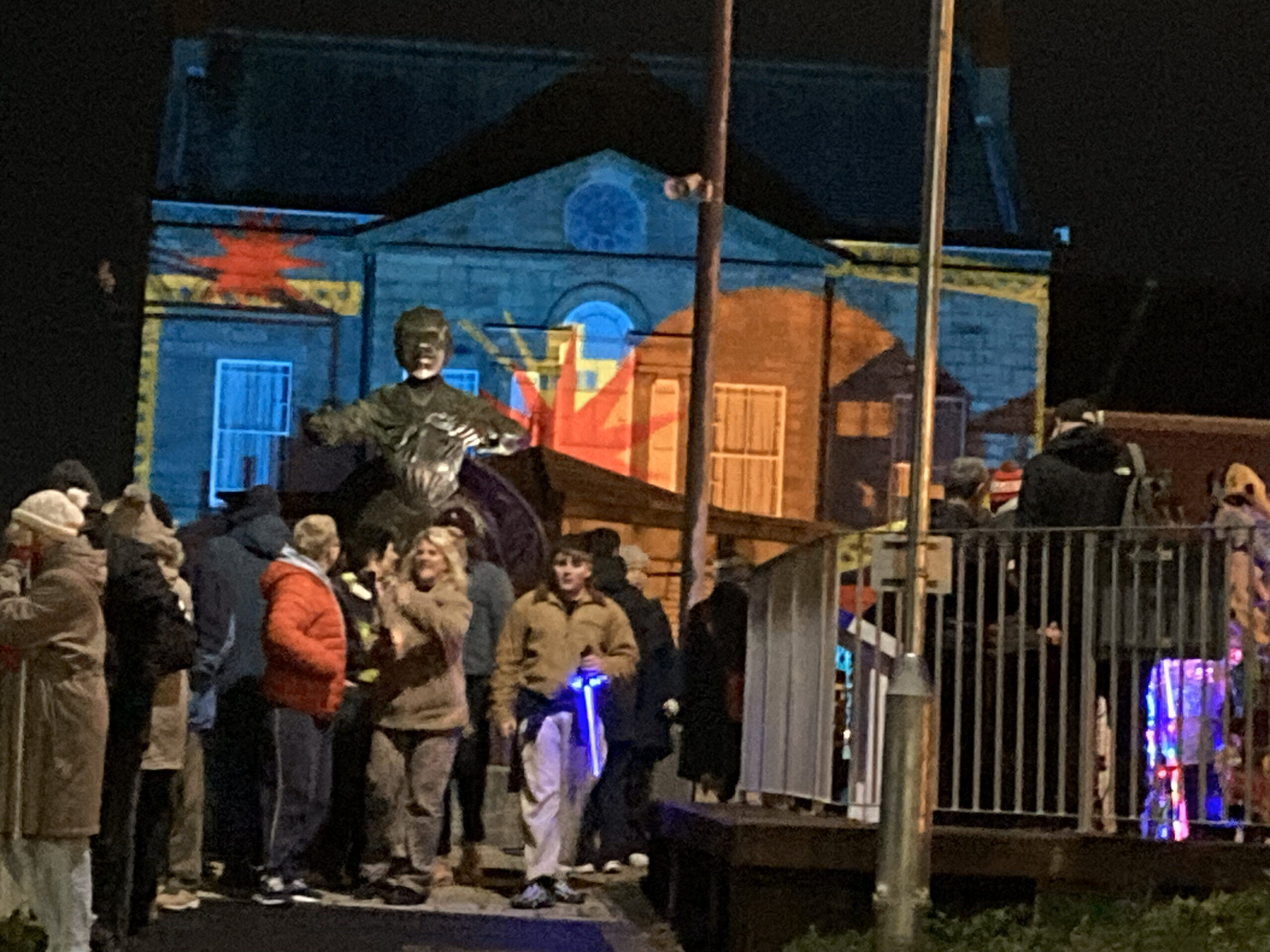 Projections on the Registry Office for North Shields 800 Parade
